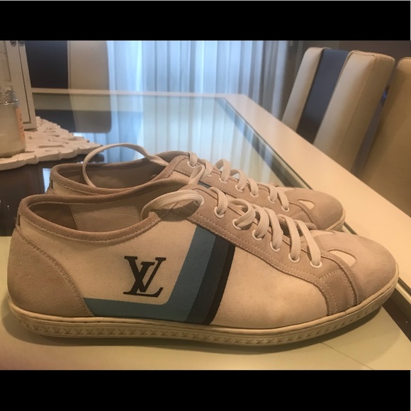 AUTHENTIC LOUIS VUITTON MENS shoes size 7.5 men’s - Picture 1 of 8